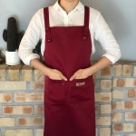 카페 바리스타 어린이집 미용 주방 공방 식당 업소용 방수 앞치마 : 홈씽세상