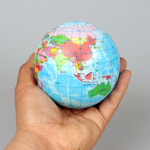 한글판 소프트공 지구본 공 스펀지공 소프트볼 : 성광