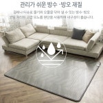 한일 의료기 전기장판 17mm 매트 헤링본 거실용 중형 분리 난방 : 제이제이판도라