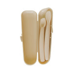 [국내 제조] 티지엠 실리콘 파스텔 초기 중기 이유식 스푼 2P 케이스 세트 신생아 유아 이유식 스푼 : tgm 공식 판매처