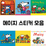 메이지 사각 스티커 6종 세트 : 혜복수산