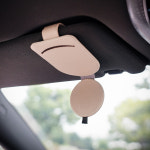 차량용 선글라스 클립 홀더 거치대 썬바이저 카드수납 안경보관함 포켓 자동차 수납함 : 블랙라벨M