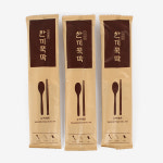 KP 한끼뚝딱 수저냅킨셋트 개별포장 100개 : 더팩컴퍼니