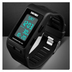 SKMEI 만보기 손목시계 1363 블랙 스포츠 시계 [I] : Bestyours