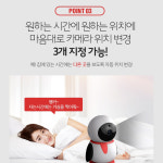 가정용 방범용 집안 어린이집 강아지 펫 다목적 실시간 펭카 CCTV 홈캠 펫캠 베이비캠 : 굿세라