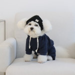 강아지옷 꼬꼬마 기모멜빵바지 강아지올인원 S : 코코리베 CocoLiebe