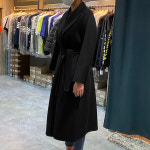 [논현 더팩토리](당일) [MAX MARA] 22FW S 막스마라 ESTURIA 에스투리아 버진울 코트  블랙 (90161629600 013) : 논현 더팩토리 명품편집샵