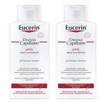 [CI107화장품/미용/제지(헤어케어)] 유세린 더모 카필레르 pH5 마일드 샴푸 250ml x 2 : 원탑