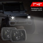 250W 7 인치 LED 헤드 라이트 지프 랭글러에 대 한 봉인 된 빔 전조 등 YJ 체로키 XJ H5054 H6054LL 6052 6053 : SUIT N ROLL