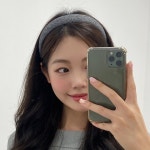 [1+1] 심플 니트 체크 볼륨 헤링본 타탄 하운드 헤어밴드 머리띠 9컬러 : 라망수아