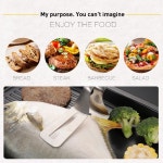 1 pc 다기능 고급 스테인레스 스틸 바베큐 클립 튀긴 삽 바베큐 통 빵 스테이크 고기 야채 클램프 요리 도구 : 모아모아95