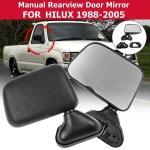 자동차 수동 백미러 유리 도어 사이드 윙 미러 왼쪽/오른쪽 도요타 HILUX 1988-2005 스타일링 : SUIT N ROLL