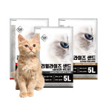 리얼라이즈샌드 벤토나이트 고양이모래 활성탄 오리지날 사과향 5Lx4개 : 더펫유통