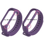 mi band 6 5 4 3 용 스트랩 mi band 5 4 용 스트랩 xiaomi band 6 3 교체 용 팔찌 용 실리콘 스포츠 시계 밴드 : 모아모아95
