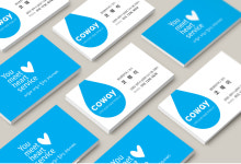 깨끗한물의 형상과 고유색상 코웨이명함 청호나이스 암웨이 SK매직 명함 : 디자인 밥