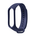 M3 M4 M5 스트랩 팔찌 Xiaomi Mi Band 5 4 3 스트랩 MiBand 5 3 4 손목 스트랩 팔찌 용 실리콘 블랙 손목 스트랩 : 모아모아95