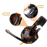 게임 헤드폰 게임용 헤드셋베이스 스테레오 오버 헤드 이어폰 Casque PC 노트북 마이크 컴퓨터 PS4 Xbox 용 유선 헤드셋 : 모아모아95