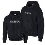 밀리터리 기모 블랙 후드티 KOREA : 쿠닌