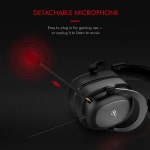 HAVIT 헤드셋 게이머 유선 PC USB 3.5mm XBOXPS4 헤드셋50MM 드라이버 포함 컴퓨터 노트북용 서라운드 사운드 HD 마이크 : 모아모아95