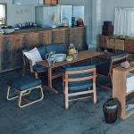 [무인양품] 호두나무 리빙 다이닝 소파 체어 본체 (커버 별매) : 무인양품