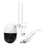 5차 실외 CCTV IP카메라 외부 감시카메라 방범용 매장 농막 CCTV 무선 와이파이 : MOESO