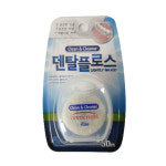 (클린앤클리어) 덴탈프러스 치실 /왁스 플라그제거 치간치실 치실1개 : 에이치에스메디팜