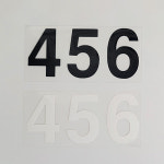 오징어게임 번호 전사지 숫자 456 열전사지 : 패브릭살롱