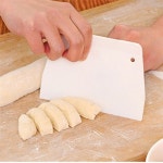 1 pc 유용한 크림 주걱 diy 과자 커터 퐁당 반죽 스크레이퍼 케이크 커터 과자 베이킹 도구 주방 액세서리 : 모아모아95