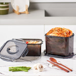 이지앤프리 담은 블랙 원핸들 김치통 1호 3종 4P : 이지앤프리몰