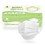 클린앤퓨어 고급형 데일리 덴탈 마스크 MB 50매 3중필터 : 에반인터내셔널