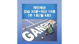 [강남테니스아카데미] 실내 테니스 개인레슨(30분/주1회/월4회) : 강남테니스아카데미