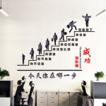 강아지논슬림계단 입체 심플 빌딩 방수에 성공한 계단 회사 복도 계단 벽면 장식 리치 아크릴 벽 스티커 : 오기네쉬핑