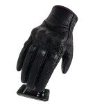 오토바이 장갑 여성 XS S M 가죽 터치 스크린 여름 모터 Guantes 사이클링 장갑 여성 Motocross 오토바이 Luvas Mujer : 모아모아95