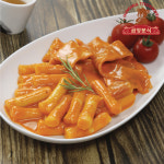 곰양분식 즉석 국물 로제 통 가래떡 떡볶이 밀키트 넓적 당면 꿀 소스 떡볶이 : 곰양분식