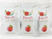 길벗농장 직접 생산한 홍천사과즙 사과즙 120ml x 100개입 : 길벗농장-길벗사이더하우스