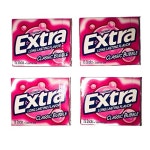 Extra Sugar-Free Classic Bubble Gum | 4 Packs of 15 Sticks 엑스트라 무설탕 클래식 버블 껌 | 15 스틱 4 팩 : 해외직구 글로마켓 B
