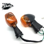 가와사키 ZX600 닌자 ZX-6R ZX6R ZX-9R ZXR400 KLE 250400500 ZX900 ZX-7 ZX7R ZX12R 용 표시등 전면 방향 지시등 : 모아모아95