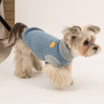 퍼피갤러리 마쉬멜로우 강아지니트 애견 민소매 목폴라 소형견 중형견 봄 가을 옷 : PICKYSHOP 피키샵