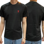 [더팩토리](당일) [AMI] 22FW 아미 하트 로고 클래식핏 반팔티  블랙 (BFHJ108 723 001) : 논현 더팩토리 명품편집샵