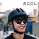 스콜 플레이 어반 자전거헬멧 - 시크 블랙 : 비웰