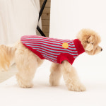 강아지 니트 티셔츠 퍼피갤러리 스튜디오 애견 민소매 목폴라 소형견 중형견 봄 가을 옷 : PICKYSHOP 피키샵