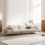 [에싸] 라보엠 4인 헤드기능 카시미라 패브릭 소파+스툴 : ESSA