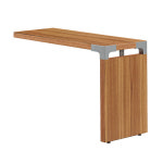 뉴토스카 사이드책상(투명유리) 중역책상 : 세종가구