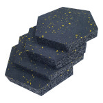 EDTC 트램폴린 층간 소음 방지 점핑 매트 헬스장 바닥재 헥사매트(2+2)(15T/M) : EDTC