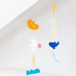 인테리어 소품 샵 디피용 전실 홈 카페 집 셀프 촬영 캐쳐 디자인 꾸미기 데코 벽 걸이 천장 장식 행잉 투명 아크릴 모빌 오브제 : 위드 오브젝트