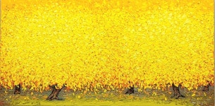 돈들어오는그림 골드색 황금나무 숲 그림 돈복 재물운 거실 소파 회사 그림 액자 개업 집들이 입주액자 선물 승진 취업 축하  풍수인테리어... 