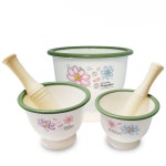 국산 플라스틱 절구 세트 절구통 소형 가정용 작은 마늘 찧는 깨 빻기 요리 이유식 약국 : 헤렌쟈인