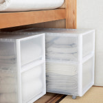 [무인양품] 폴리프로필렌 캐스터 4개세트 (리빙박스) (부속) : 무인양품