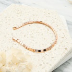 14k 사각 큐브 스틱 팔찌 : 몰리유