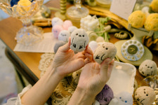 [토이블라썸] made in Korea 핸드메이드 계란뱁이 뱁새 인형 : 세이지핸즈